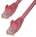 StarTech.com CAT6UTP25MRD Cat6 LANケーブル/25m/レッド/UTP/100W PoE/純銅導体/スナッグレス/カテゴリ6 イーサネット