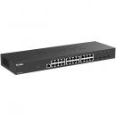 D-Link(ディーリンク) DGS-1250-28X/B1 DGS-1250-28X ギガビットL2スマートマネージドスイッチ、10/100/1000BASE-Tポート×24、10G SFP+スロット×4、リミテッドライフタイム保証対象