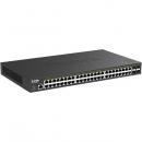D-Link(ディーリンク) DGS-1250-52XP/B1 DGS-1250-52XP ギガビットL2スマートマネージドスイッチ、PoE+対応(最大375W給電)、10/100/1000BASE-Tポート×48、10G SFP+スロット×4、リミテッドライフタイム保証対象