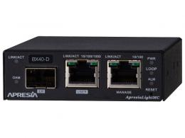 APRESIA APLMCBX40D ApresiaLightMC-BX40D SNMP管理機能付メディアコンバーター 10/100/1000M、SMF1芯、最大40km伝送