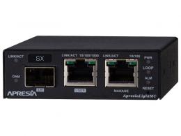 APRESIA APLMCSX ApresiaLightMC-SX SNMP管理機能付メディアコンバーター 10/100/1000M、MMF2芯、最大550m伝送