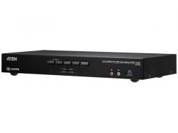 ATEN CS1844 4ポート HDMIデュアルディスプレイ KVMPスイッチ（2ポートUSB 3.0ハブ搭載、4K対応）