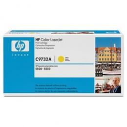 日本HP C9732A プリントカートリッジ(イエロー 5500/dn用)