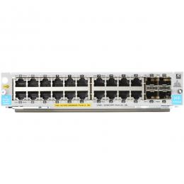 HPE J9990A HPE Aruba Networking 20-port 10/100/1000BASE-T PoE+ / 4-port 1G/10GbE SFP+ MACsec v3 zl2 Module