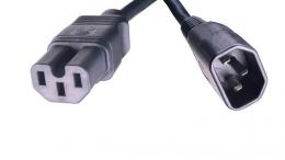 HPE J9943A HPE Aruba Networking 2.5m C15 to C14 Power Cord