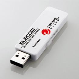 ELECOM MF-PUVT308GA1 ウイルス対策セキュリティUSB3.0メモリ(トレンドマイクロ)/8GB/1年ライセンス