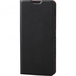 ELECOM PM-S205PLFUBK AQUOS sense4/AQUOS sense5G/AQUOS sense4 lite/AQUOS sense4 basic用レザーケース/手帳型/UltraSlim/薄型/磁石付き/ブラック