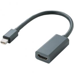 ELECOM AD-MDPHDMIBK Mini DisplayPort-HDMI変換アダプタ/ブラック