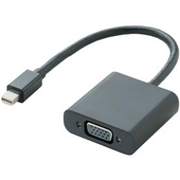 ELECOM AD-MDPVGABK Mini DisplayPort-VGA変換アダプタ/ブラック