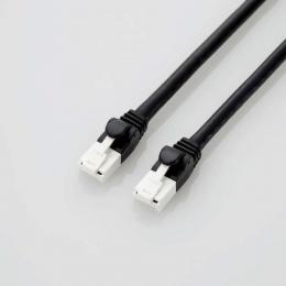 ELECOM GM-LDGPAT/BK30 LANケーブル/PS5対応/CAT6A/爪折れ防止/3.0m/ブラック