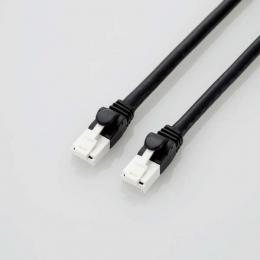 ELECOM GM-LDGPAT/BK70 LANケーブル/PS5対応/CAT6A準拠/爪折れ防止/7.0m/ブラック