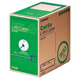 ELECOM LD-CT2/DG300/RS RoHS対応LANケーブル/CAT5E/300m/ダークグリーン/簡易パッケージ