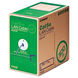 ELECOM LD-CT2/PU300/RS RoHS対応LANケーブル/CAT5E/300m/パープル/簡易パッケージ