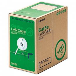 ELECOM LD-CT2/WH100/RS RoHS対応LANケーブル/CAT5E/100m/ホワイト/簡易パッケージ