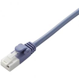 ELECOM LD-CTXT/BU10 クロスLANケーブル/CAT5E準拠/爪折れ防止/1m/ブルー