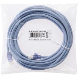 ELECOM LD-GPT/BU7/RS RoHS指令準拠LANケーブル/CAT6/爪折れ防止/7m/ブルー/簡易パッケージ仕様