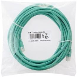 ELECOM LD-GPT/GN7/RS RoHS指令準拠LANケーブル/CAT6/爪折れ防止/7m/グリーン/簡易パッケージ仕様