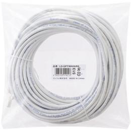 ELECOM LD-GPT/WH20/RS RoHS指令準拠LANケーブル/CAT6/爪折れ防止/20m/ホワイト/簡易パッケージ仕様