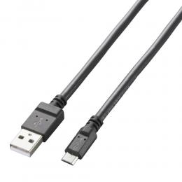 ELECOM MPA-AMB2U08BK microUSBケーブル/2A出力/スタンダード/通信・充電/0.8m/ブラック