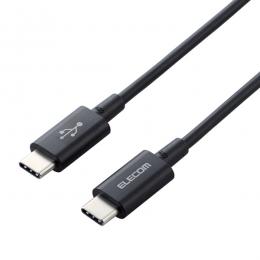 ELECOM MPA-CCPS20PNBK スマホ・タブレット用USBケーブル/USB(C-C)/準高耐久/USB Power Delivery対応/認証品/2.0m/ブラック