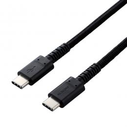 ELECOM MPA-CCS12PNBK スマホ・タブレット用USBケーブル/USB(C-C)/高耐久/USB Power Delivery対応/認証品/1.2m/ブラック