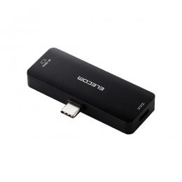 ELECOM MPA-CHDMIPDBK 映像変換アダプタ/TypeC-HDMI/60Hz/給電機能付/USB Power Delivery100W対応/ブラック