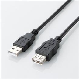 ELECOM U2C-JE50BK エコUSB2.0延長ケーブル/A-Aメスタイプ/エコ/5m/ブラック