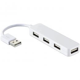 ELECOM U2H-SN4NBWH USB2.0ハブ/カラフルモデル/バスパワー/4ポート/ホワイト