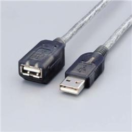 ELECOM USB-EAM1GT マグネット内蔵USB延長ケーブル(グラファイト) 1m