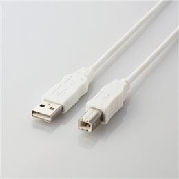 ELECOM USB2-ECO15WH EU RoHS指令準拠 USB2.0ケーブル ABタイプ/1.5m(ホワイト)