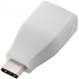 ELECOM USB3-AFCMADWH USB3.1変換アダプタ/Type-C端子/ホワイト