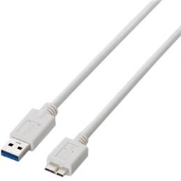 ELECOM USB3-AMB05WH USB3.0ケーブル(A-microB)/0.5m/ホワイト