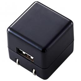 ELECOM AVS-ACUAN007BK オーディオ用AC充電器/for Walkman/CUBE/1A出力/USB1ポート/ブラック