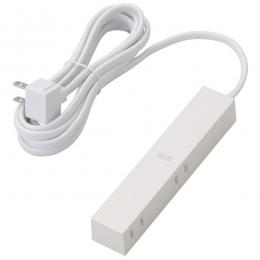 ELECOM AVT-D3-2425WH デザインタップ/roo’t/4個口/2.5m/ホワイト