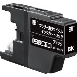 ELECOM ECI-BR12B ブラザー/LC12BK/ブラック