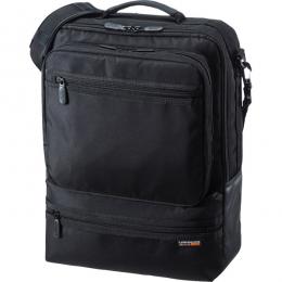 サンワサプライ BAG-3WAY23BK 3WAYビジネスバッグ（15.6インチワイド・ブラック・縦型・通勤用）