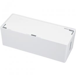 サンワサプライ CB-BOXP3WN2 ケーブル&タップ収納ボックス(Lサイズ・ホワイト)