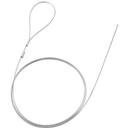 サンワサプライ SLE-13W eセキュリティ（ワイヤー、長さ1.0m・直径1.5mm・片側かしめなし）