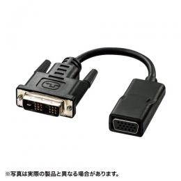 サンワサプライ AD-DV08VGA DVI-VGA変換アダプタ（ブラック・8cm）