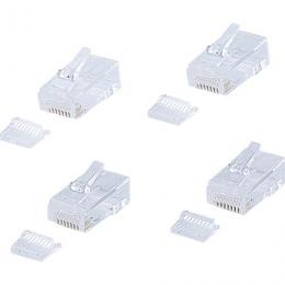 サンワサプライ ADT-RJ45-10FN RJ-45コネクタ（より線・超フラットケーブル用・10個入り）