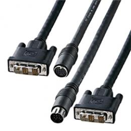 サンワサプライ KC-DVI-K100 DVI工事配線ケーブル（シングルリンク・10m）