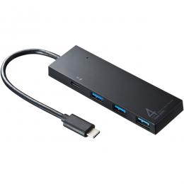 サンワサプライ USB-3TCH8BK USB Type C ハブ（ブラック）