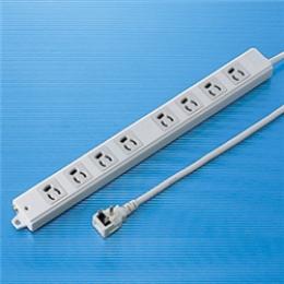 サンワサプライ TAP-K8L-1 工事物件タップ（3P・8個口・1m）