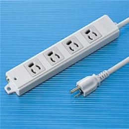 サンワサプライ TAP-KE4-3 工事物件タップ（3P・4個口・3m）