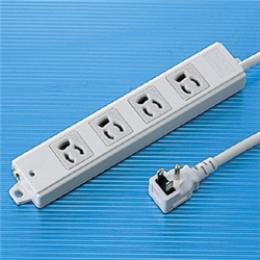 サンワサプライ TAP-KE4L-5 工事物件タップ（3P・4個口・5m）