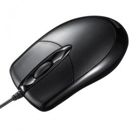 サンワサプライ MA-130HUBK 有線光学式マウス（ブラック）