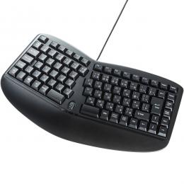 サンワサプライ SKB-ERG3BK エルゴノミクスキーボード（ブラック）