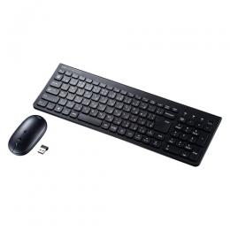 サンワサプライ SKB-WL31SETBK マウス付きワイヤレスキーボード（テンキー付き）