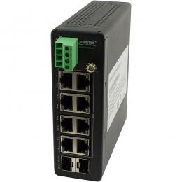 Transition SISTP1040-382-LRT (8) 10/100/1000Base-T PoE+ [100m] ports + (2) 100/1000Base-X SFP slots