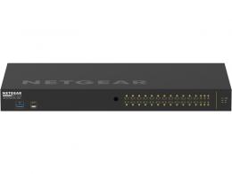 NETGEAR GSM4230P-100AJS ProAV向けPoE+対応 (300W) 1Gポート×26 SFPスロット×4 フルマネージスイッチ